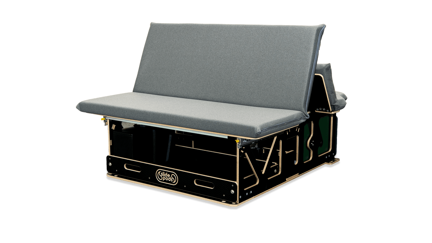 SkyTent Voyage Camper kitchen and seat